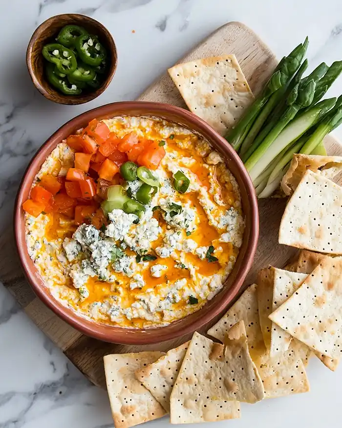 Buffalo Cottage Cheese Dip Recipe