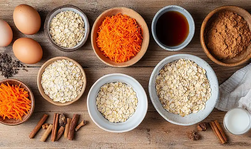 Carrot Cake Oatmeal Cookies