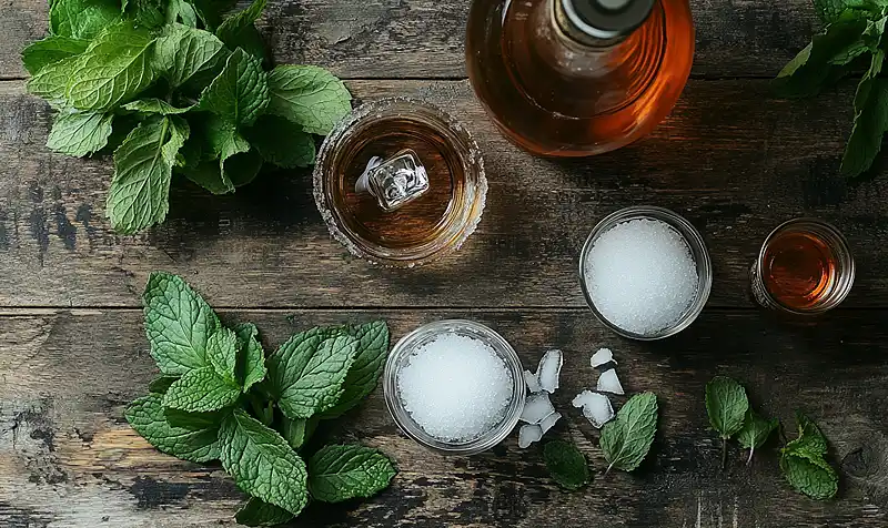 Classic Mint Julep Recipe Ingredients