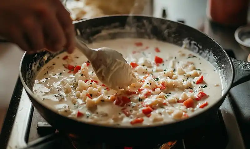 Blue Crab Pot Pie 4 Cooking Blue Crab Pot Pie