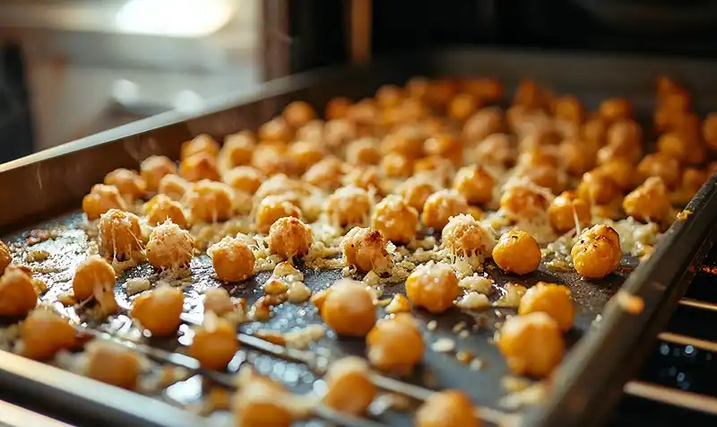 Crunchy Chickpea Parmesan Crisps 4 Baking Crunchy Chickpea Parmesan Crisps