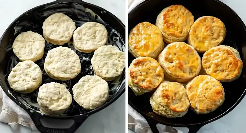 Cooking Homemade Biscuits