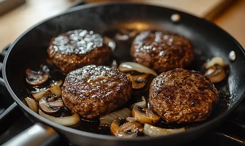 Cooking Salisbury Steak