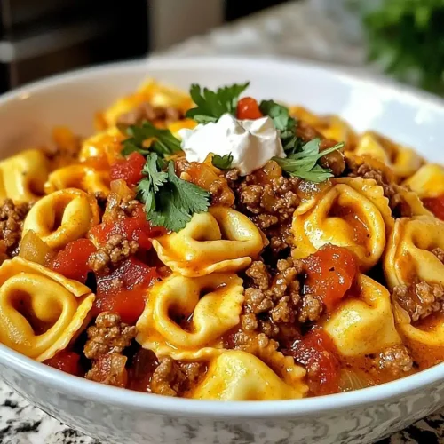 Crockpot Creamy Taco Tortellini 2 Crockpot Creamy Taco Tortellini