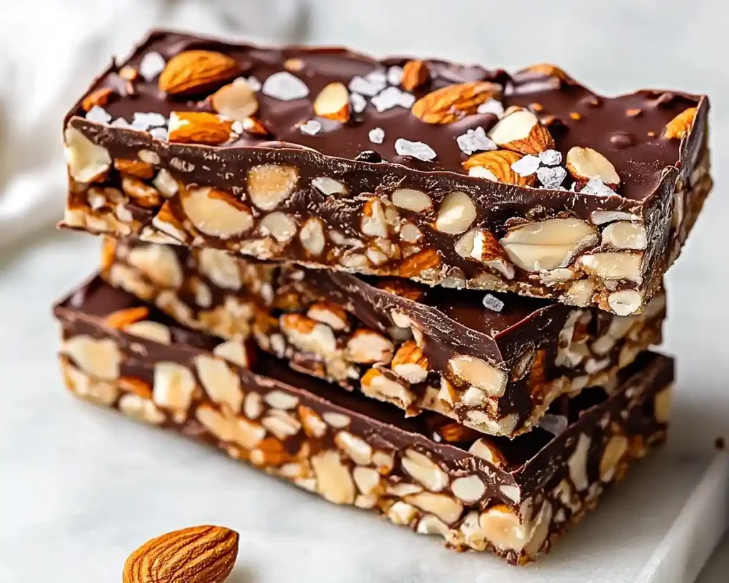 Dark Chocolate Sea Salt Nut Bars