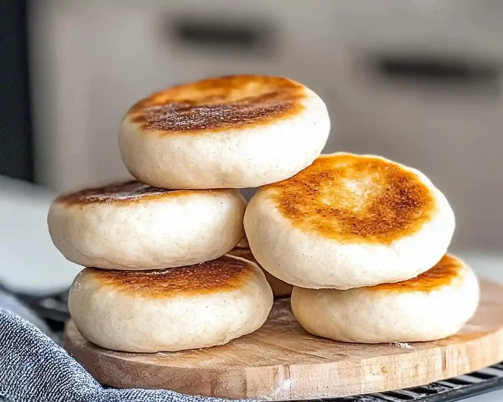 Easy Sourdough Discard English Muffins