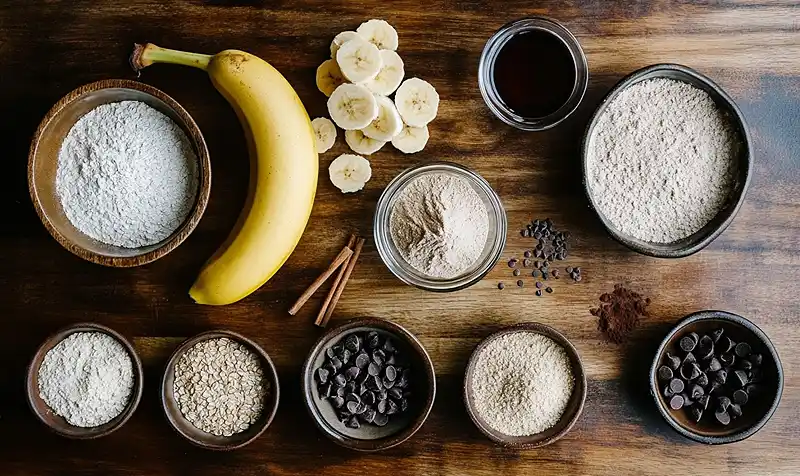 Gluten-Free ingredients for banana bread