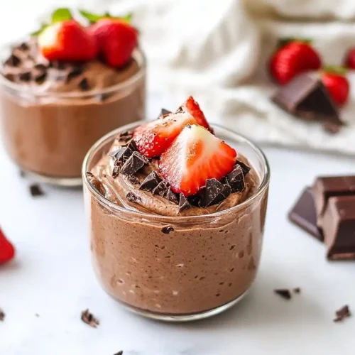 Greek Yogurt Chocolate Mousse