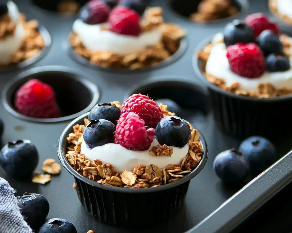 Greek Yogurt Granola Cups