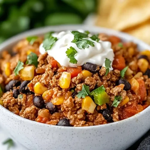 Healthy Ground Turkey Taco Skillet 2 Healthy Ground Turkey Taco Skillet