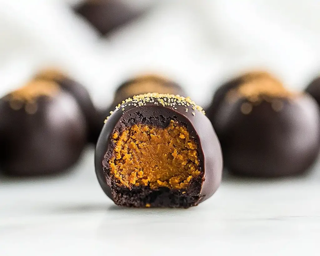 Healthy Pumpkin Truffles