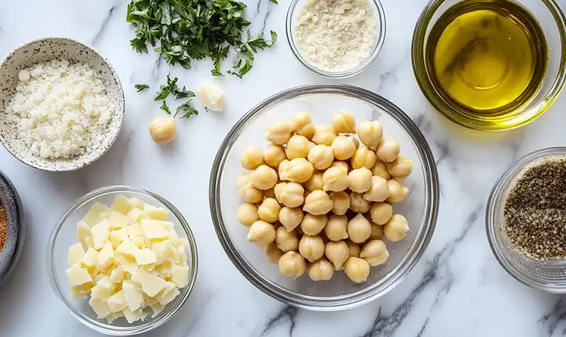Crunchy Chickpea Parmesan Crisps 3 Ingredients for Chickpea Parmesan Crisps