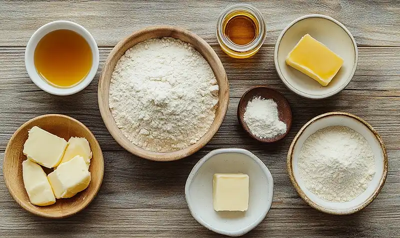 Ingredients for Easy Buttermilk Biscuits