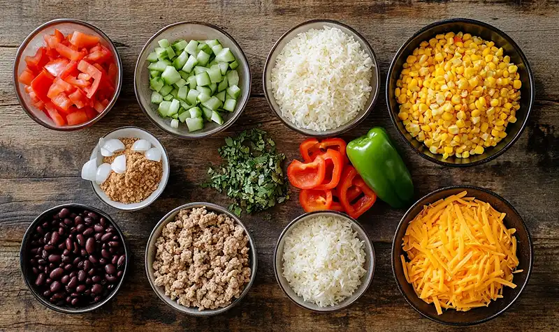 Healthy Ground Turkey Taco Skillet 3 Ingredients for Ground Turkey Taco Skillet