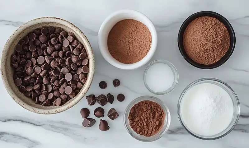 Ingredients for Hot Chocolate