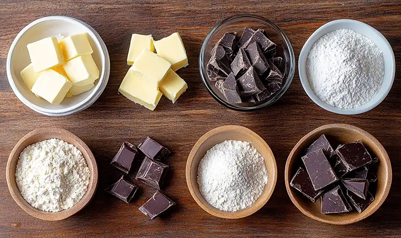 Ingredients for One Chocolate Chip Cookie