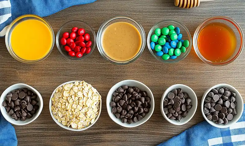 10 Minutes Monster Cookie Protein Balls 3 Main Ingredients for High Protein Balls With Protein Powder