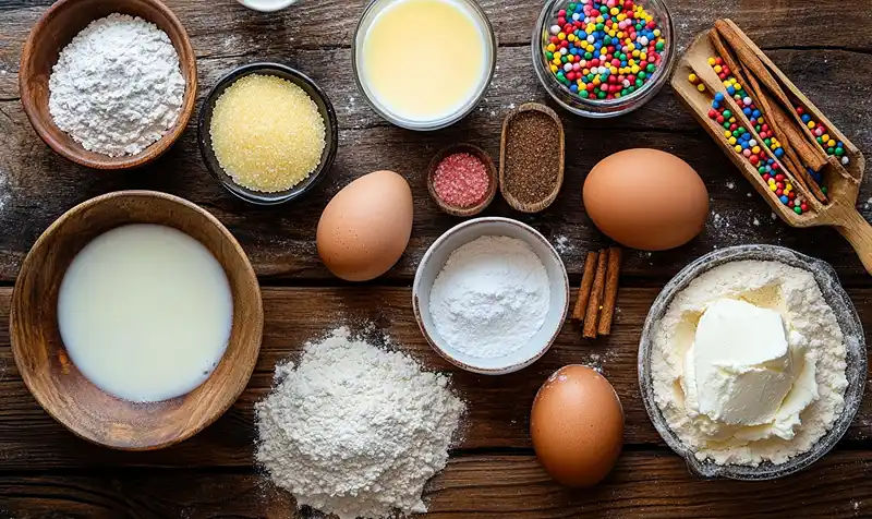 King Cake Recipe 3 Main ingredients for Mardi Gras King Cake