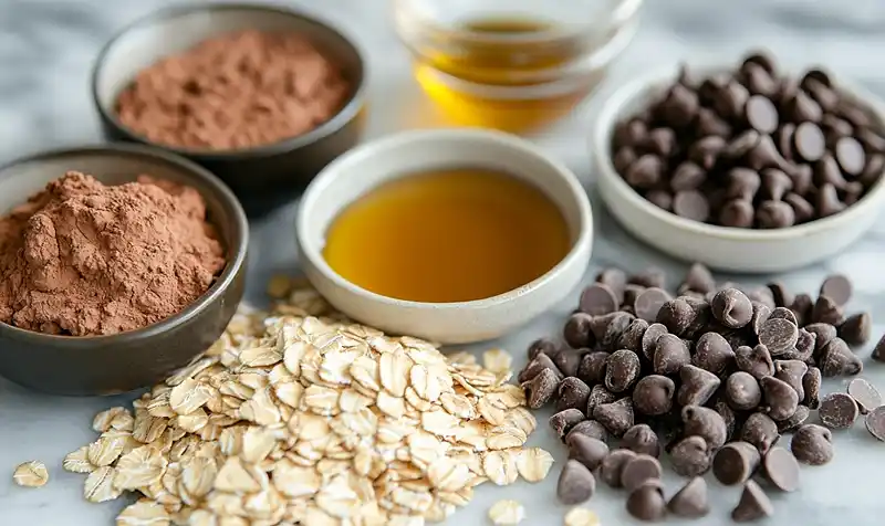 Healthy Protein Balls 3 Main ingredients for Protein Balls With Quick Oats