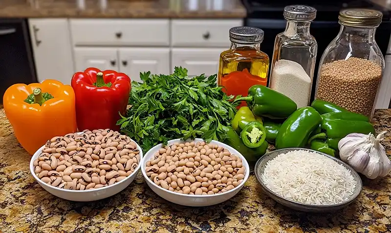 Hoppin John Recipe 3 Main ingredients for hoppin john recipe