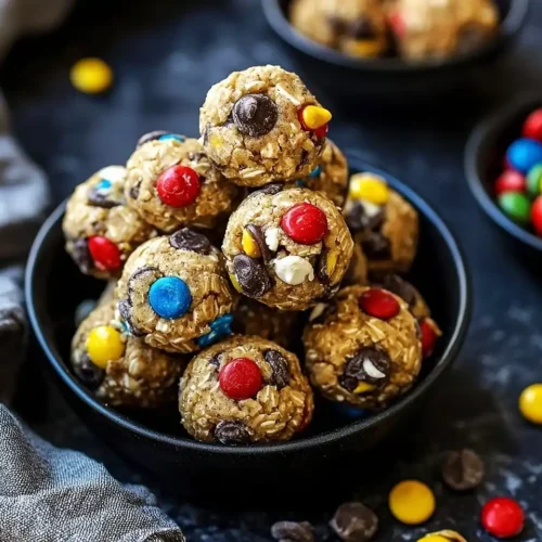 10 Minutes Monster Cookie Protein Balls 2 Monster Cookie Protein Balls