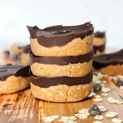 No Bake Peanut Butter Oat Cups