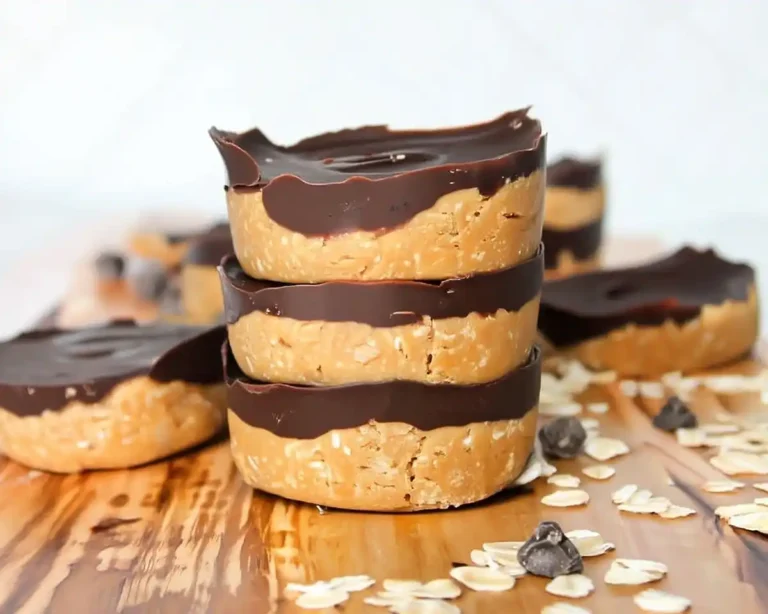 No Bake Peanut Butter Oat Cups