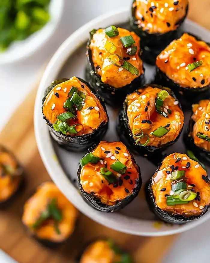 Oven-Baked Salmon Sushi Bites Recipe