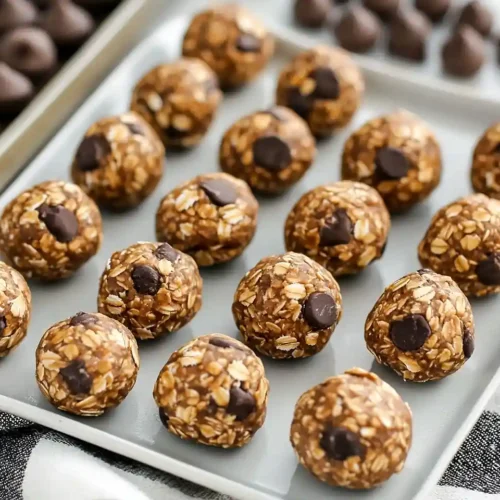 Peanut Butter Oatmeal Balls 2 Peanut Butter Oatmeal Balls