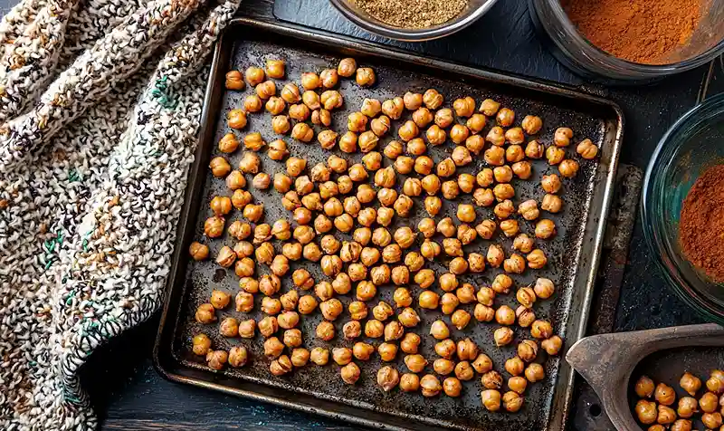 Preparation of Crispy Roasted Chickpeas