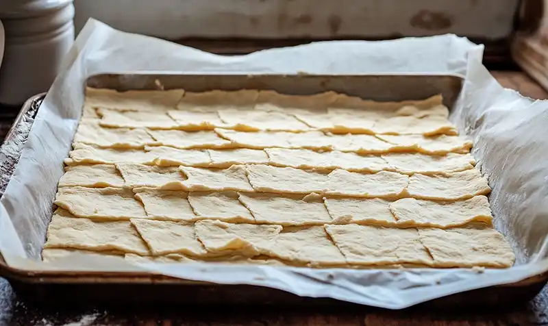 3 Ingredients Sourdough Crackers Recipe 4 Preparing 3 Ingredients Sourdough Crackers