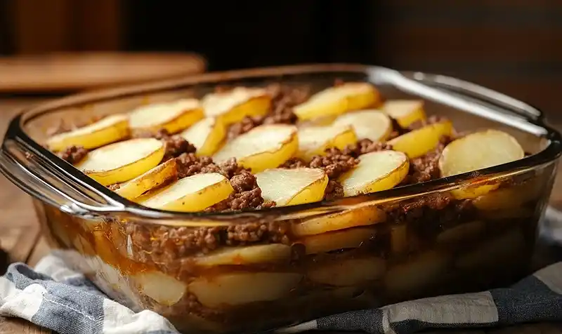 Ground Beef Casserole (Hobo Casserole) 4 Preparing Hobo Casserole