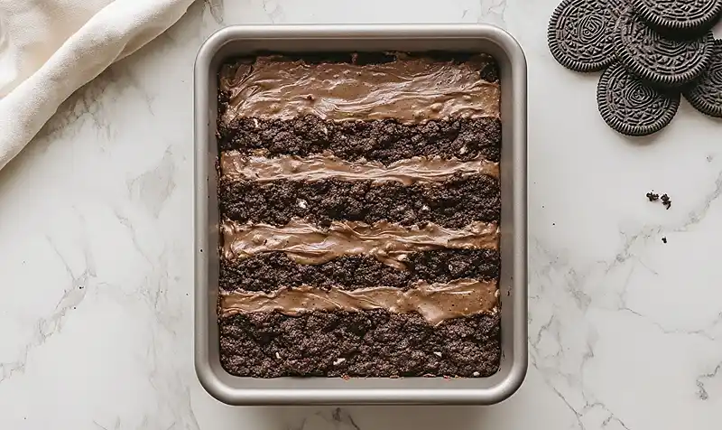 Preparing Mouthwatering Slutty Brownies