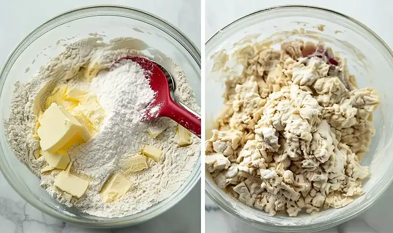 Preparing Old-fashioned Buttermilk Biscuits