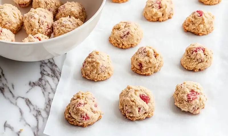 Strawberry Crunch Cookies 4 Preparing Strawberry Crunch Cookies