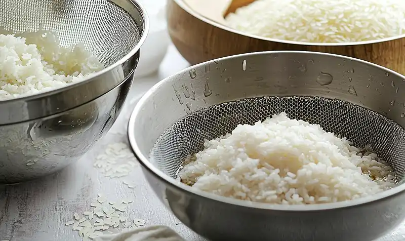 Best Sushi Rice Recipe 3 Preparing best sushi rice recipe