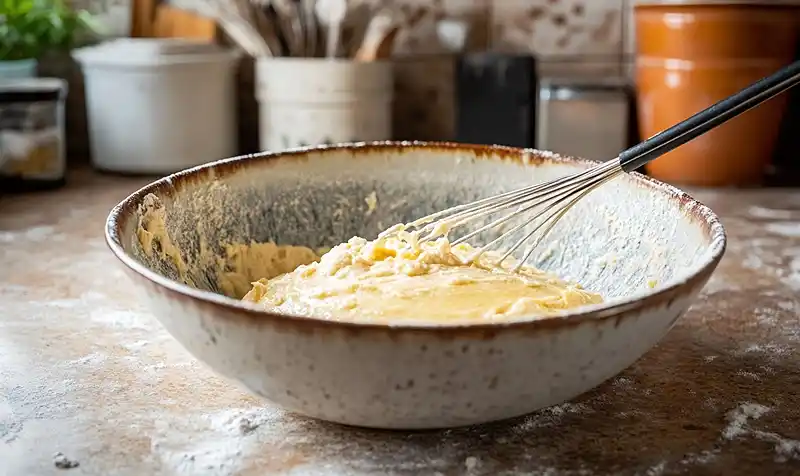 Sourdough Discard Pancakes 4 Preparing the Easy Sourdough Discard Pancakes