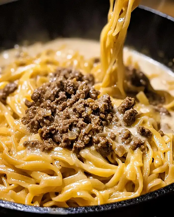 One-Pot Beef Pasta with Garlic Butter 4 Preparing the One-Pot Beef Pasta with Garlic Butter