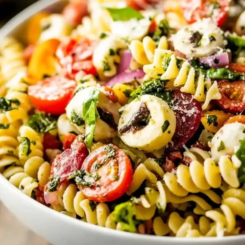 Quick Italian Pasta Salad 2 Quick Italian Pasta Salad