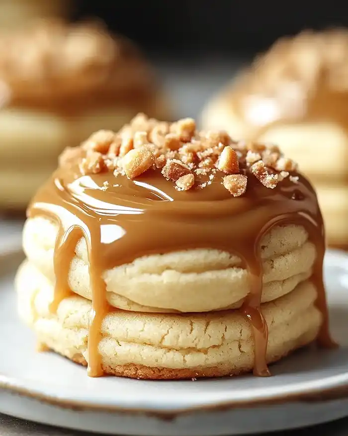 Salted Caramel Cheesecake Cookies Recipe