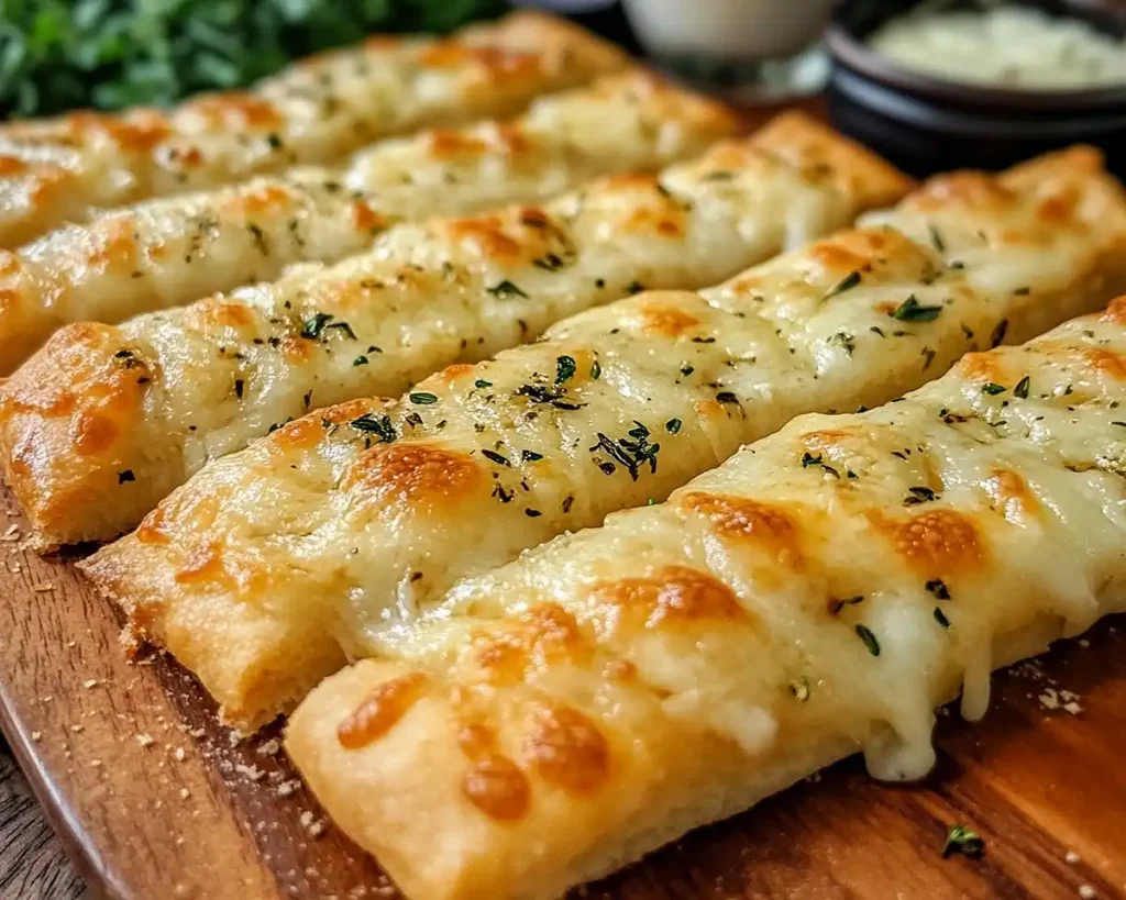 Sourdough Cheesy Breadsticks