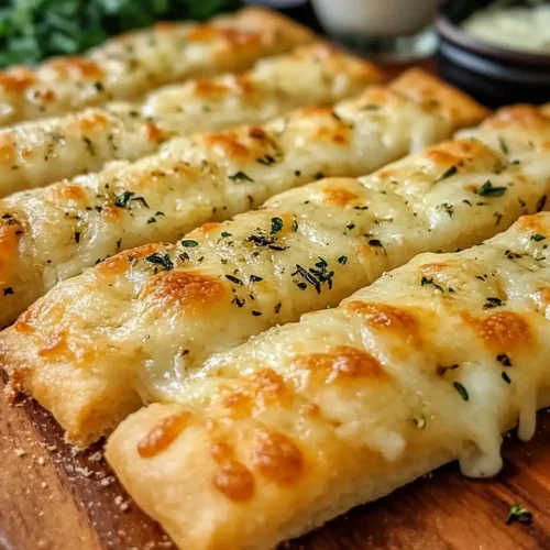 Sourdough Cheesy Breadsticks