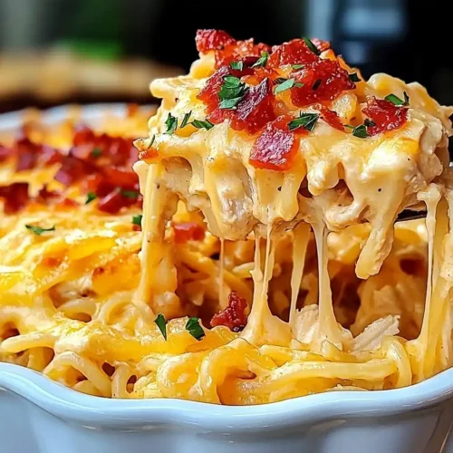 Southern Chicken Spaghetti Casserole