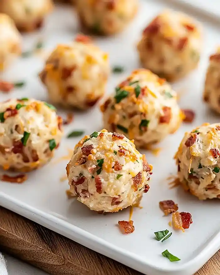 Mini Bacon Ranch Cheeseballs 5 Spicy Mini Bacon Ranch CheeseballsSpicy Mini Bacon Ranch Cheeseballs