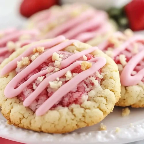 Strawberry Crunch Cookies 2 Strawberry Crunch Cookies