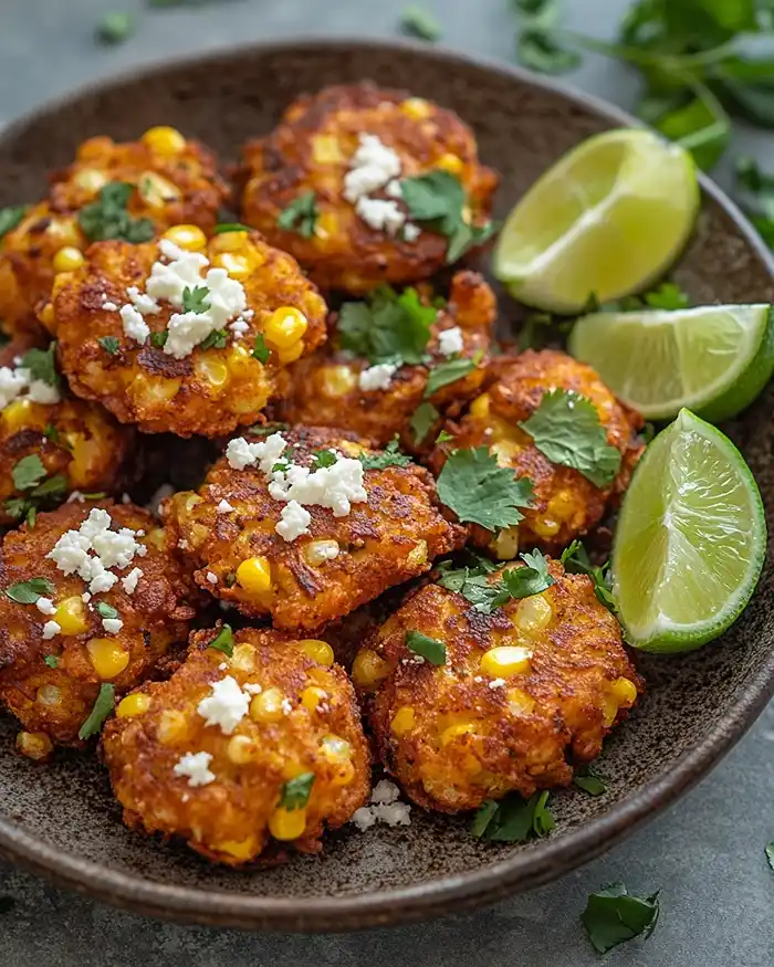easy Spicy Mexican Corn Bites