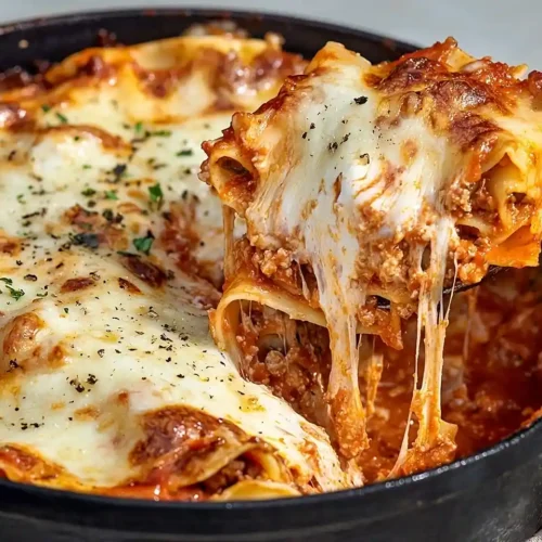 homemade One-pan lasagna