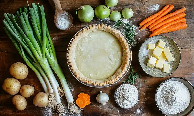 Blue Crab Pot Pie 3 ingredients for Blue Crab Pot Pie