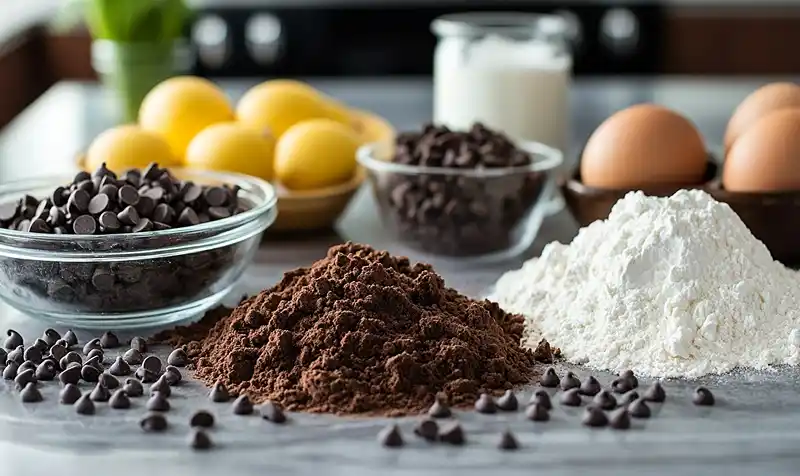 ingredients for Low Calorie Greek Yogurt Brownies