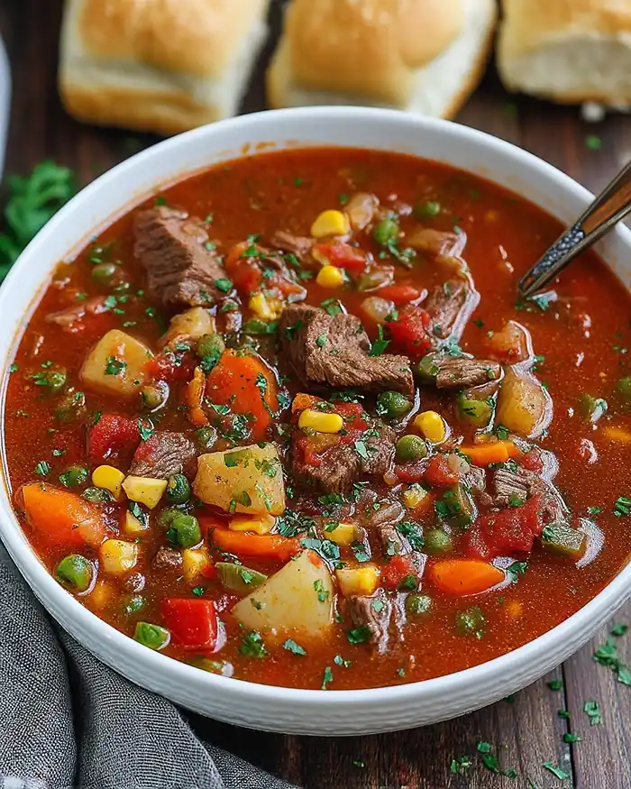 Vegetable Beef Soup Recipe 5 vegetable beef soup